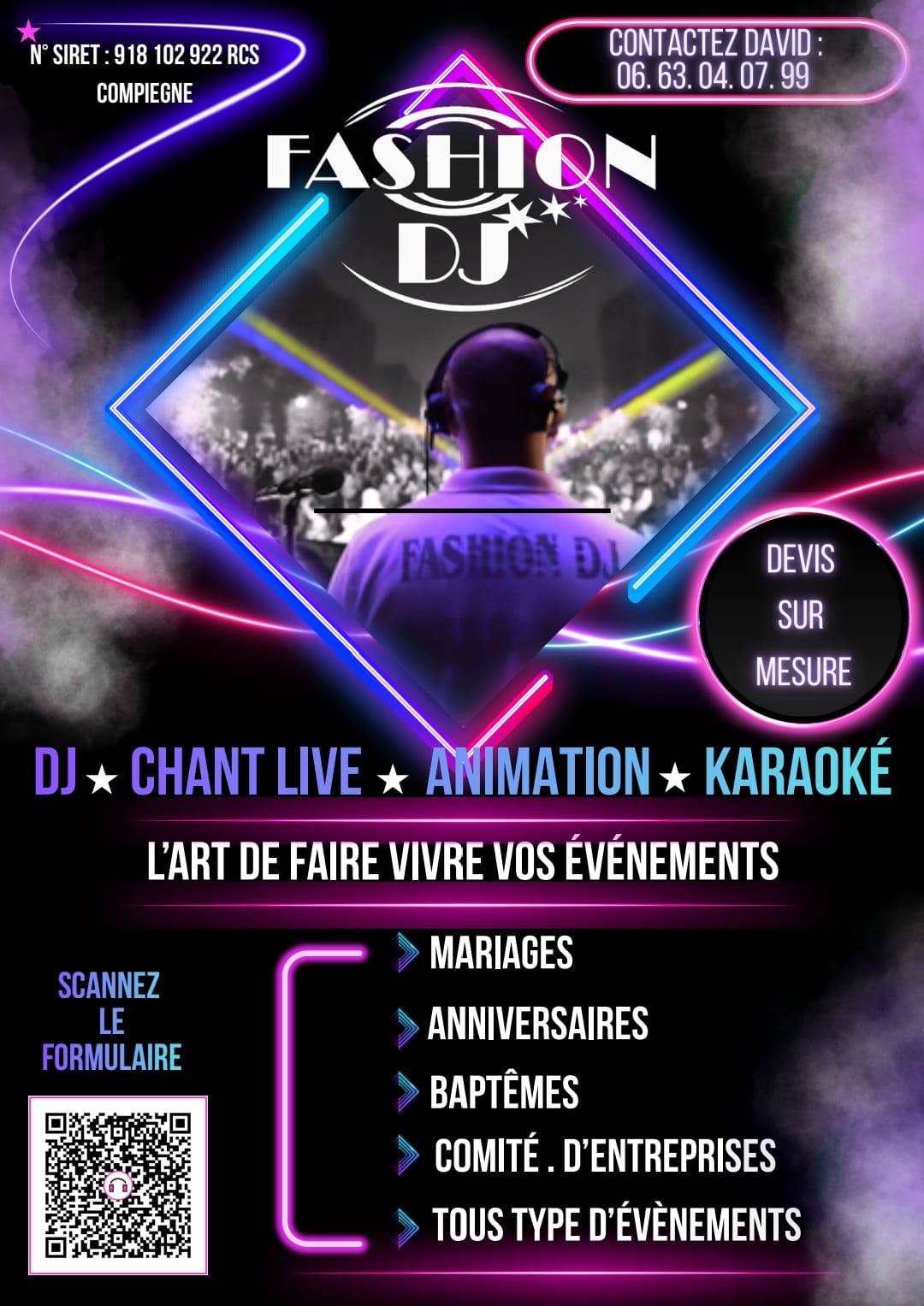 Fashion DJ : l’animation musicale qui fait vibrer vos événements